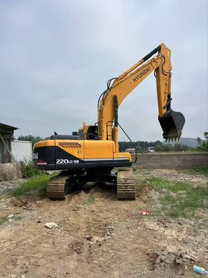Hyundai R220LC-9S Excavadora de rastreo hidráulico de segunda mano 2020 año