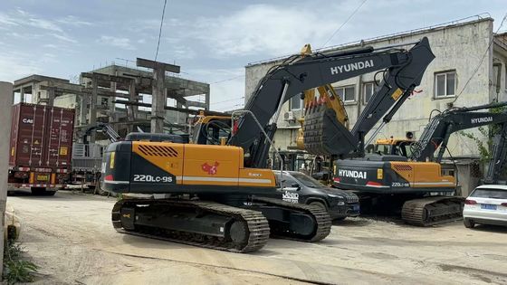 2021 año Usado Hyundai R220LC-9S excavadora En excelente estado/Used Hyundai Crawler Excavator para la venta