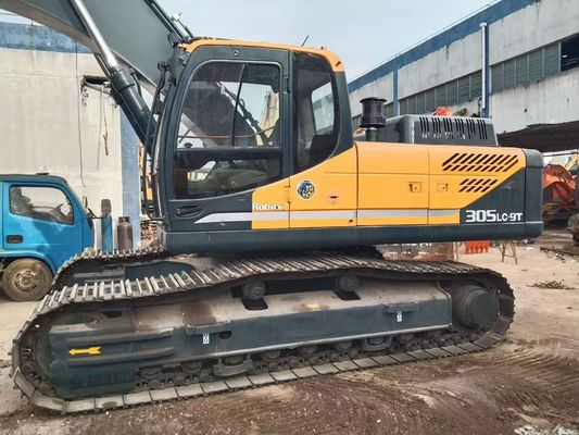 R305LC-9T Excavadora usada Excavadora usada Hyundai para el sitio de construcción