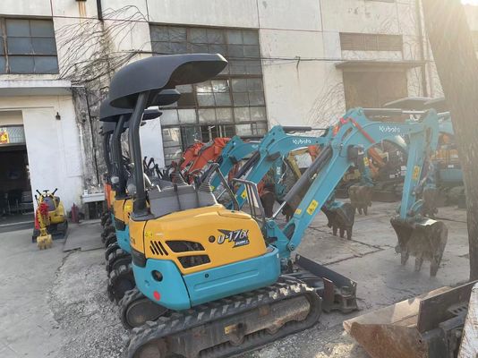 Color original utilizado Kobelco Excavadora U17 Alta eficiencia para trabajar en interiores