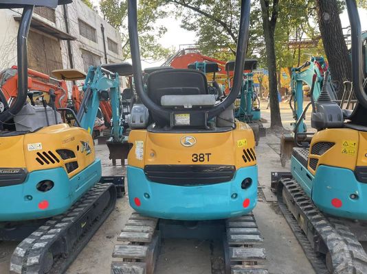 Color original utilizado Kobelco Excavadora U17 Alta eficiencia para trabajar en interiores