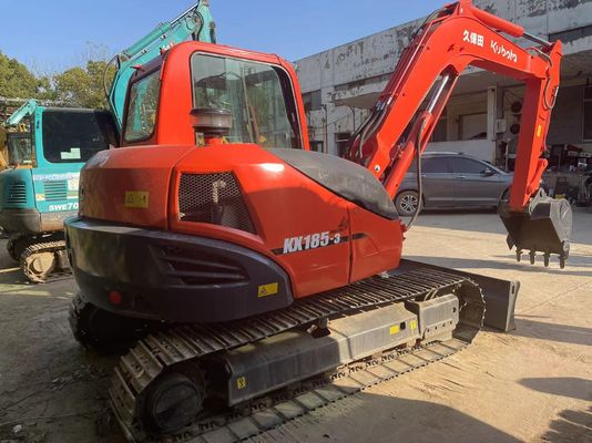 Excavadora original japonesa usada Kubota KX185-3 para la venta/Excavadora mini Kubota usada para la venta