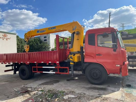 8 toneladas XCMG SQS200-4 camión montado grúa usada con camión DongFeng 2019 año