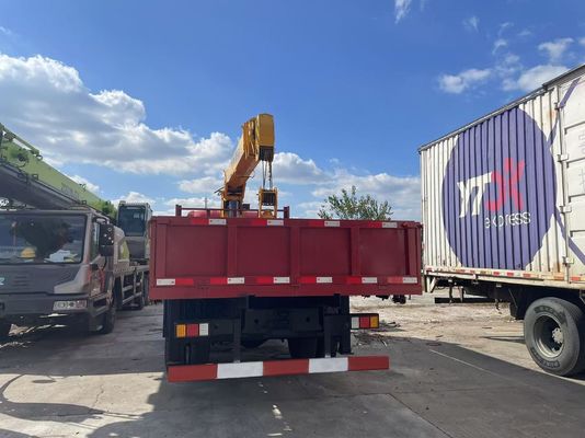 8 toneladas XCMG SQS200-4 camión montado grúa usada con camión DongFeng 2019 año