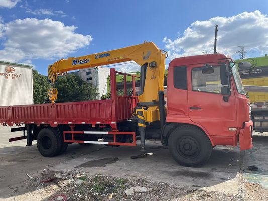 8 toneladas XCMG SQS200-4 camión montado grúa usada con camión DongFeng 2019 año