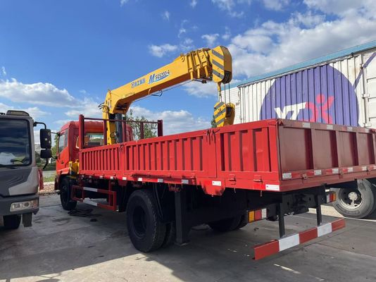 8 toneladas XCMG SQS200-4 camión montado grúa usada con camión DongFeng 2019 año