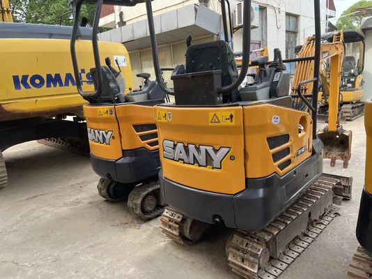 Usado SANY SY16C mini excavadora operación suave para trabajar en el jardín