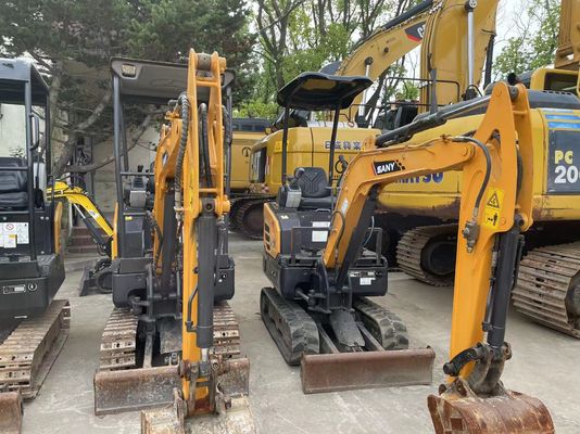 Usado SANY SY16C mini excavadora operación suave para trabajar en el jardín
