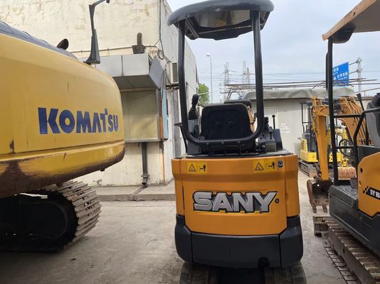 Usado SANY SY16C mini excavadora operación suave para trabajar en el jardín