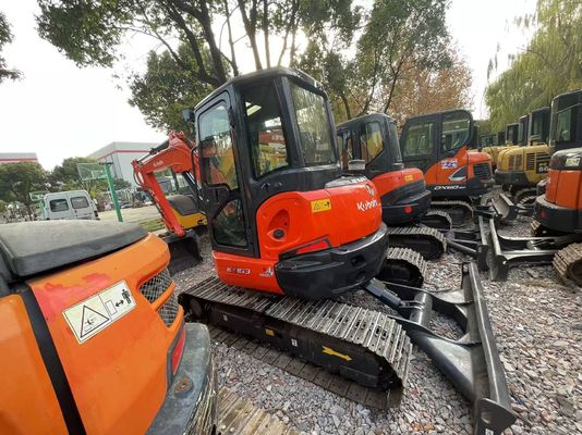 Color de repintura Usado Kubota KX163-5 Mini Excavadora en excelente estado/Excavadora Kubota con motor EPA y brazo oscilante