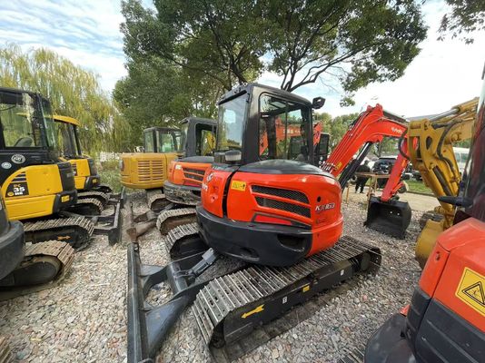 Color de repintura Usado Kubota KX163-5 Mini Excavadora en excelente estado/Excavadora Kubota con motor EPA y brazo oscilante