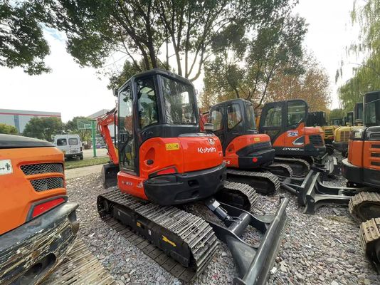 Color de repintura Usado Kubota KX163-5 Mini Excavadora en excelente estado/Excavadora Kubota con motor EPA y brazo oscilante