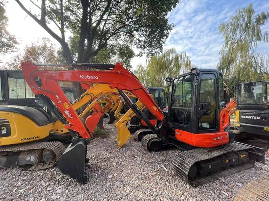 Color de repintura Usado Kubota KX163-5 Mini Excavadora en excelente estado/Excavadora Kubota con motor EPA y brazo oscilante