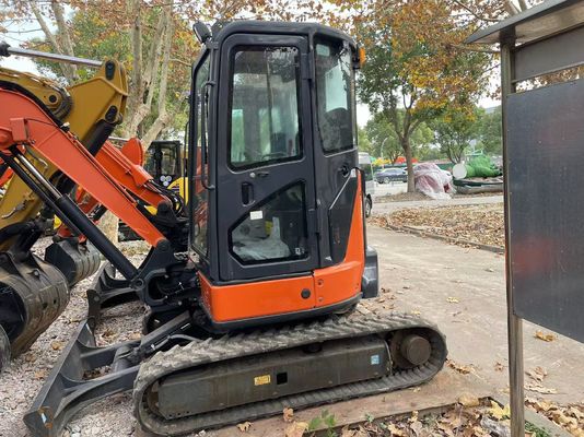 Original Japón Usado Hitachi ZX35U-5N mini excavadora en excelente estado / Usado mini excavadora japonesa con brazo de swing y motor EPA