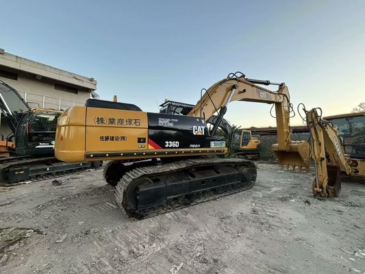 Usado Crawler Caterpillar 336D Excavadora Repintura Color 36 toneladas para la minería