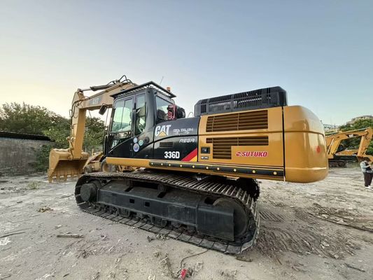 Usado Crawler Caterpillar 336D Excavadora Repintura Color 36 toneladas para la minería