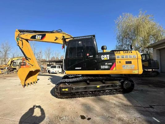 Amarillo original de Japón Excavadora CAT usada 320D2 Excavadora de rastreo de la oruga