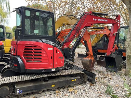 Excavadora japonesa de segunda mano Yanmar Vio55-5B con motor EPA/Excavadora mini Kubota de segunda mano