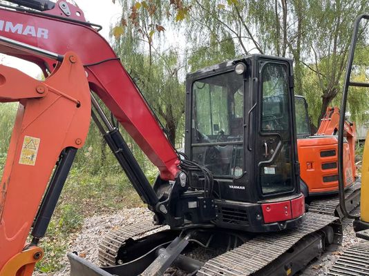 Excavadora japonesa de segunda mano Yanmar Vio55-5B con motor EPA/Excavadora mini Kubota de segunda mano