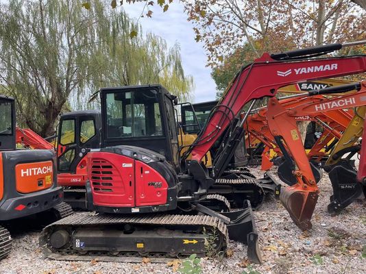 Excavadora japonesa de segunda mano Yanmar Vio55-5B con motor EPA/Excavadora mini Kubota de segunda mano