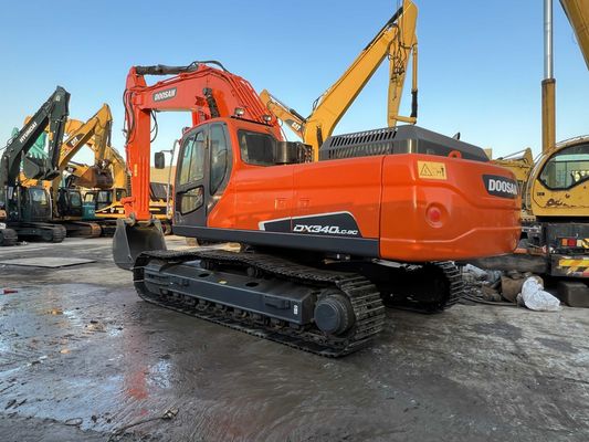 Repintura de color usado Doosan DX340LC-9C Excavadora de rastreo En excelentes condiciones