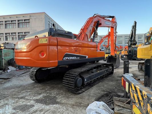 Repintura de color usado Doosan DX340LC-9C Excavadora de rastreo En excelentes condiciones