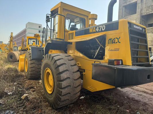 Repintura Color WA470-3 Usado Komatsu Cargador de ruedas para la construcción Medio Oriente