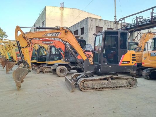 2020 año usado SANY SY60C-9 Mini Excavadora de rastreo Color original