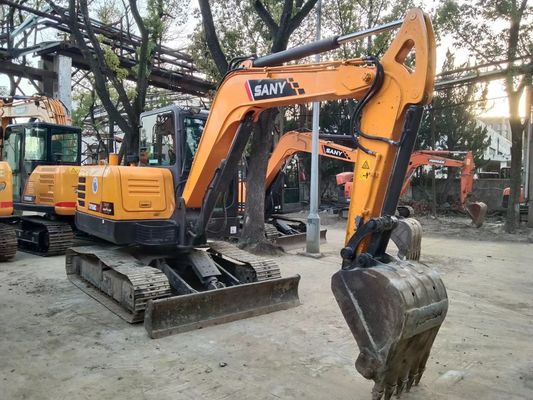 2020 año usado SANY SY60C-9 Mini Excavadora de rastreo Color original