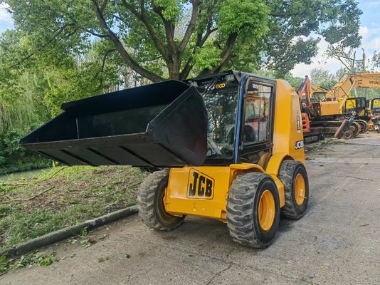 2016 año usado JCB 185 ECO cargadores de dirección de patinaje con acoplador rápido hidráulico
