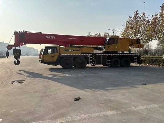 2021 año usado Sany STC800E5 grúa de camión de 80 toneladas en buenas condiciones