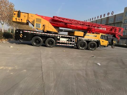 2021 año usado Sany STC800E5 grúa de camión de 80 toneladas en buenas condiciones
