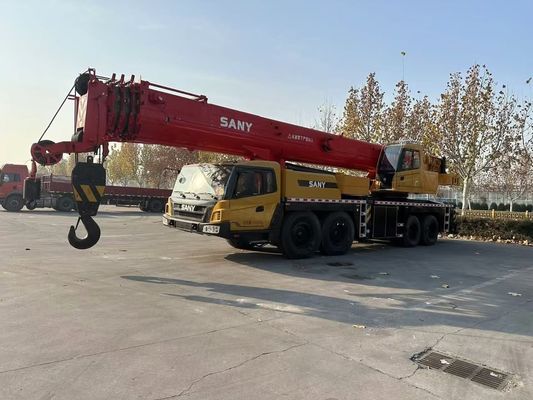 2021 año usado Sany STC800E5 grúa de camión de 80 toneladas en buenas condiciones