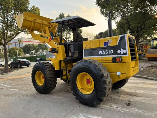 Original Japón usado Komatsu WA510 Mini cargadores de ruedas que trabajan en buenas condiciones