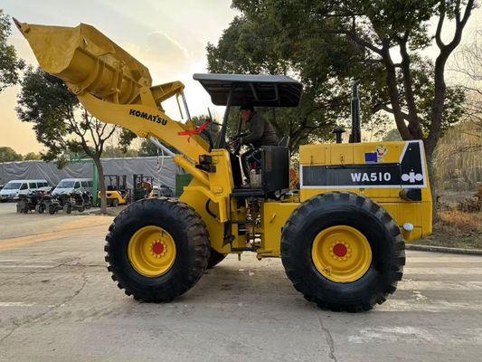 Original Japón usado Komatsu WA510 Mini cargadores de ruedas que trabajan en buenas condiciones