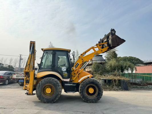 Reino Unido Original Usado JCB 4CX Cargador de retroexcavadora con cuatro en un solo cubo / Usado JCB Cargador de retroexcavadora en venta caliente
