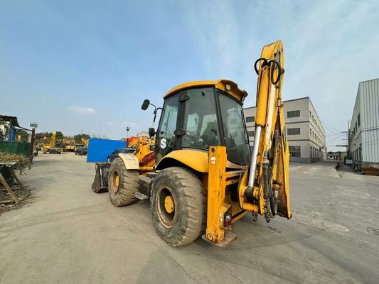 Reino Unido Original Usado JCB 4CX Cargador de retroexcavadora con cuatro en un solo cubo / Usado JCB Cargador de retroexcavadora en venta caliente