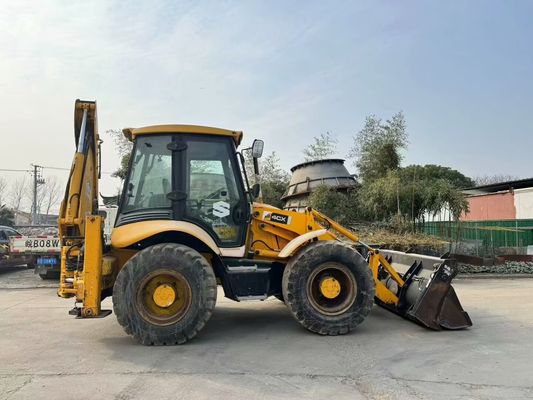 Reino Unido Original Usado JCB 4CX Cargador de retroexcavadora con cuatro en un solo cubo / Usado JCB Cargador de retroexcavadora en venta caliente