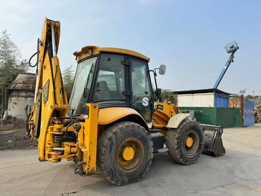 Reino Unido Original Usado JCB 4CX Cargador de retroexcavadora con cuatro en un solo cubo / Usado JCB Cargador de retroexcavadora en venta caliente