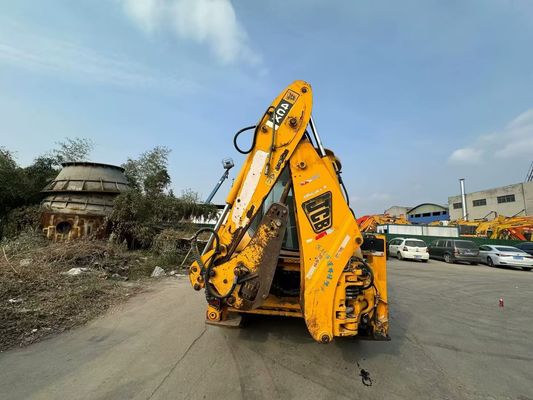 Reino Unido Original Usado JCB 4CX Cargador de retroexcavadora con cuatro en un solo cubo / Usado JCB Cargador de retroexcavadora en venta caliente