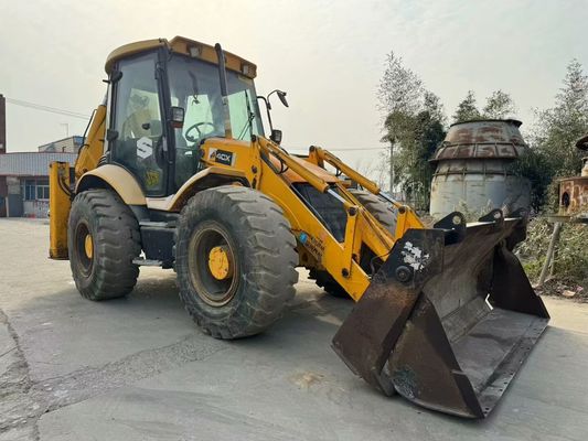 Reino Unido Original Usado JCB 4CX Cargador de retroexcavadora con cuatro en un solo cubo / Usado JCB Cargador de retroexcavadora en venta caliente