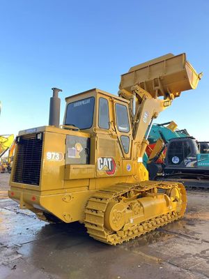 Pintura de nuevo color de la oruga 973 Cargador de rastreador Usado En excelente estado