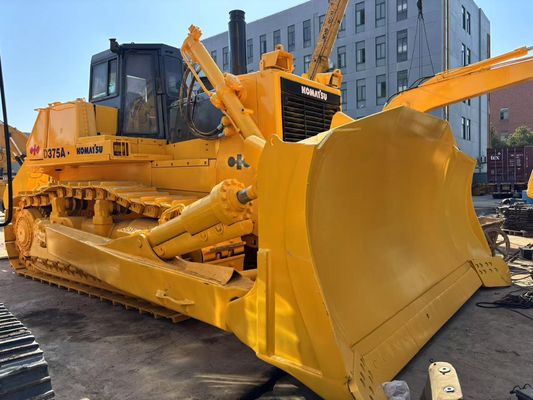 Original japonés usado Komatsu D375A excavadora con desgarrador hidráulico
