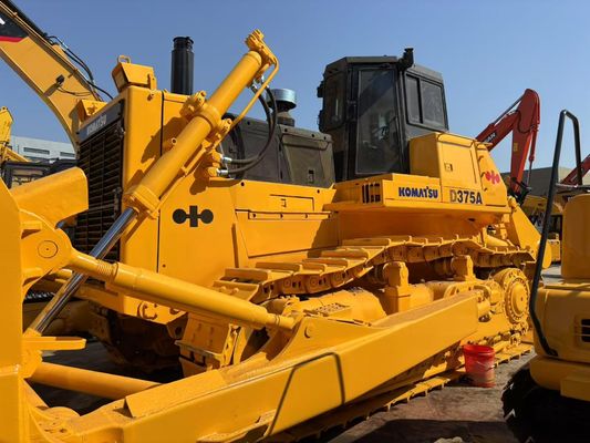 Original japonés usado Komatsu D375A excavadora con desgarrador hidráulico