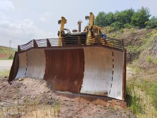 Color original Bulldozer Caterpillar D11R usado con desgarrador hidráulico