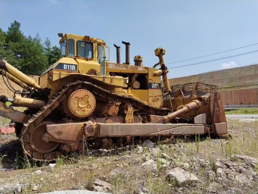 Color original Bulldozer Caterpillar D11R usado con desgarrador hidráulico