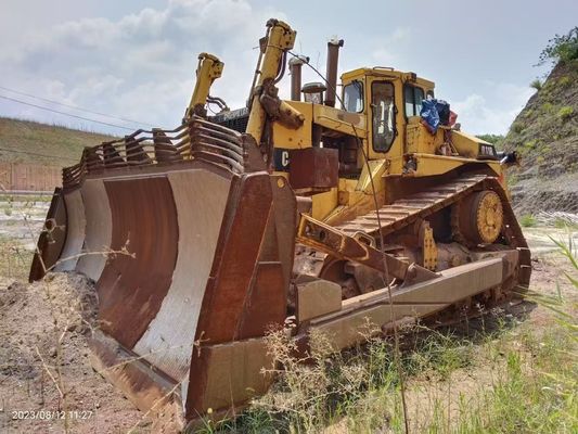 Color original Bulldozer Caterpillar D11R usado con desgarrador hidráulico