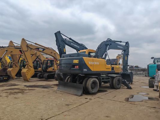 Excavadora de ruedas usadas Volvo EW170BLC en venta en América del Sur