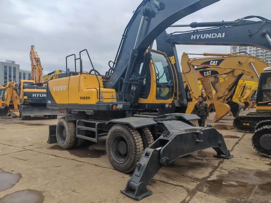 Excavadora de ruedas usadas Volvo EW170BLC en venta en América del Sur