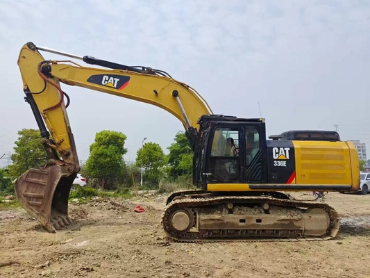 Excavadora Caterpillar 336E de orugas usada del año 2017, color original, 36 toneladas, para minería